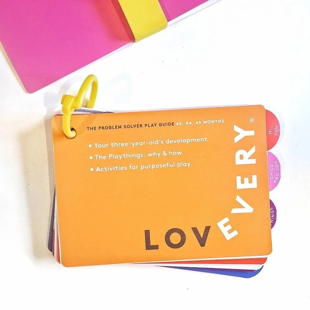 Lovevery 40-48 Months 3 Playkit Guides EUC with covers